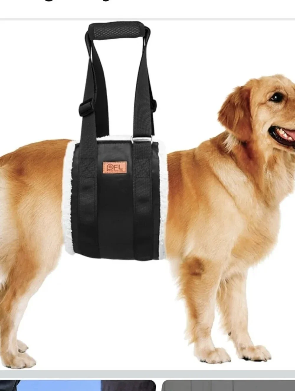 Adjustable Dog Lift Harness Dog Sling for Large Dogs Hind Leg Support Soft Lift